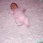 Baby on Babyland quilt