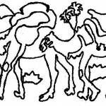Camel Train Border