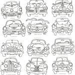 Car Classics Block - CCB - Collection of 12 Car Classics Block - CCB - Collection of 12
