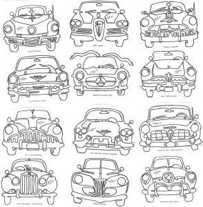 Car Classics Block - CCB - Collection of 12