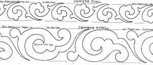 Chinese Scroll Border