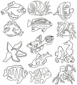 Fishy Business Block 1 - FBB1 - Collection of 12