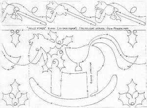 Holly Horse Border