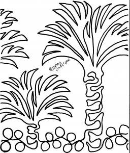 Palm Trees - Border