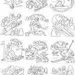 Winter Games - WG - Collection of 12