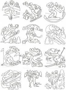 Winter Games - WG - Collection of 12