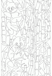 Panda Bamboo Pattern