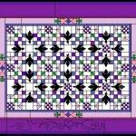 Blackbird Quilt layout - pattern available soon