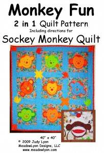Monkey Fun Quilt with Sockey Monkey variation