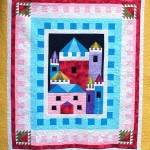 Castle quilt by Angela Meadows