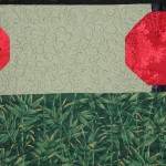 Chinese Pandas Quilt showing Panda Play border by Judy Lyon