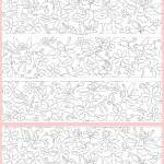 fairy blossoms panels stacked