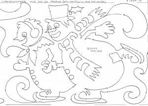 silly snowmen panel 1 skaters