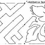 a delightful Indonesian Batik border