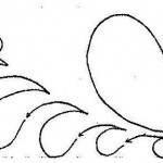 americana angel -crockery border