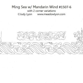 Ming Sea 6" Border Pattern
