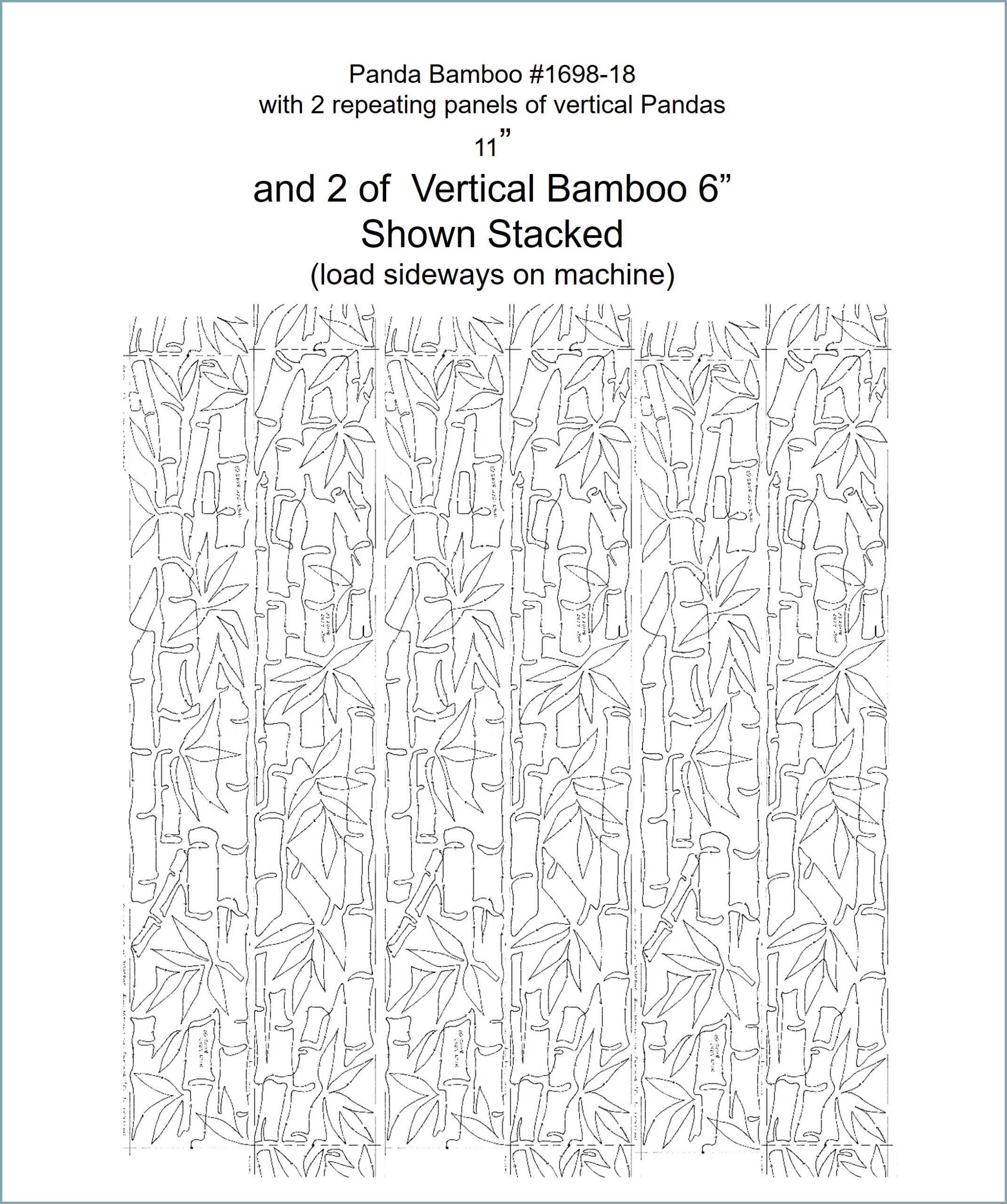 Panda Bamboo 11" Pictogram - Image 7