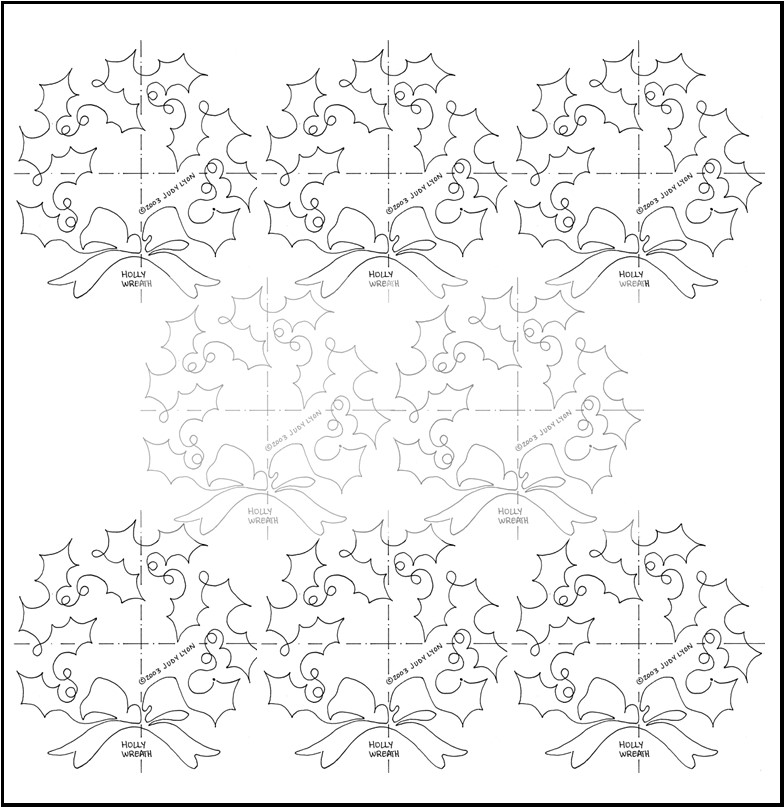 Symbols of the Season 8" Block Pattern - Image 7